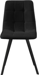 Annie Black Velvet Dining Chair - NY Furniture Direct (NY)