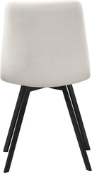Annie Cream Velvet Dining Chair - NY Furniture Direct (NY)