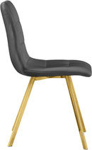 Annie Grey Velvet Dining Chair - NY Furniture Direct (NY)