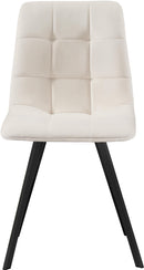 Annie Cream Velvet Dining Chair - NY Furniture Direct (NY)