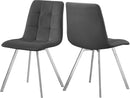 Annie Grey Velvet Dining Chair - NY Furniture Direct (NY)
