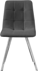 Annie Grey Velvet Dining Chair - NY Furniture Direct (NY)