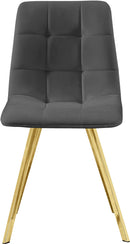 Annie Grey Velvet Dining Chair - NY Furniture Direct (NY)