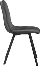 Annie Grey Velvet Dining Chair - NY Furniture Direct (NY)