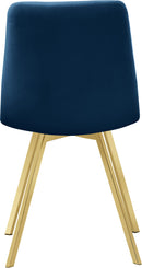 Annie Navy Velvet Dining Chair - NY Furniture Direct (NY)