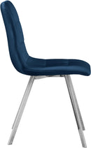 Annie Navy Velvet Dining Chair - NY Furniture Direct (NY)