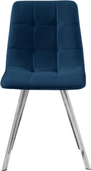 Annie Navy Velvet Dining Chair - NY Furniture Direct (NY)