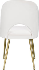 Logan Cream Velvet Dining Chair - NY Furniture Direct (NY)