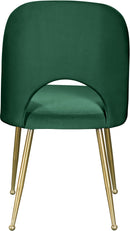 Logan Green Velvet Dining Chair - NY Furniture Direct (NY)