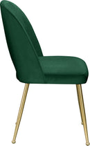 Logan Green Velvet Dining Chair - NY Furniture Direct (NY)
