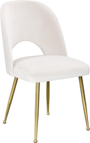 Logan Cream Velvet Dining Chair - NY Furniture Direct (NY)