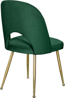 Logan Green Velvet Dining Chair - NY Furniture Direct (NY)