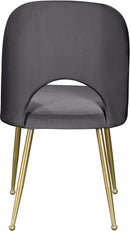 Logan Grey Velvet Dining Chair - NY Furniture Direct (NY)