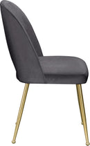 Logan Grey Velvet Dining Chair - NY Furniture Direct (NY)