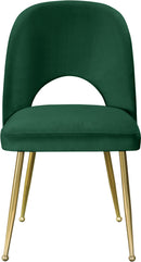 Logan Green Velvet Dining Chair - NY Furniture Direct (NY)