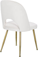 Logan Cream Velvet Dining Chair - NY Furniture Direct (NY)