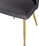 Logan Grey Velvet Dining Chair - NY Furniture Direct (NY)