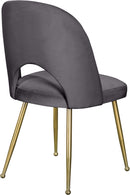 Logan Grey Velvet Dining Chair - NY Furniture Direct (NY)