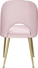 Logan Pink Velvet Dining Chair - NY Furniture Direct (NY)