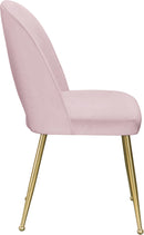 Logan Pink Velvet Dining Chair - NY Furniture Direct (NY)