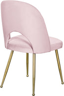Logan Pink Velvet Dining Chair - NY Furniture Direct (NY)