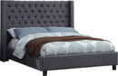 Ashton Grey Linen Queen Bed