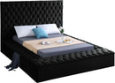 Bliss Black Velvet Full Bed (3 Boxes) - NY Furniture Direct (NY)