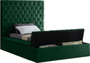 Bliss Green Velvet Twin Bed (3 Boxes) - NY Furniture Direct (NY)
