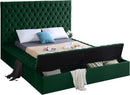 Bliss Green Velvet King Bed (3 Boxes) - NY Furniture Direct (NY)