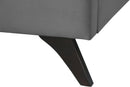 Elly Grey Velvet Full Bed - NY Furniture Direct (NY)