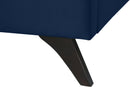Elly Navy Velvet Queen Bed - NY Furniture Direct (NY)