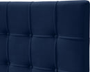 Elly Navy Velvet Full Bed - NY Furniture Direct (NY)