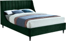 Eva Green Velvet Queen Bed