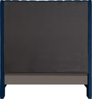 Fritz Navy Velvet Full Bed