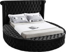 Luxus Black Velvet King Bed (3 Boxes)