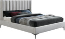 Nadia Cream Velvet King Bed