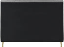 Zara Grey Velvet Full Bed (3 Boxes) - NY Furniture Direct (NY)
