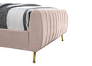 Zara Pink Velvet Full Bed (3 Boxes) - NY Furniture Direct (NY)