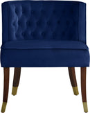 Perry Navy Velvet Dining Chair - NY Furniture Direct (NY)