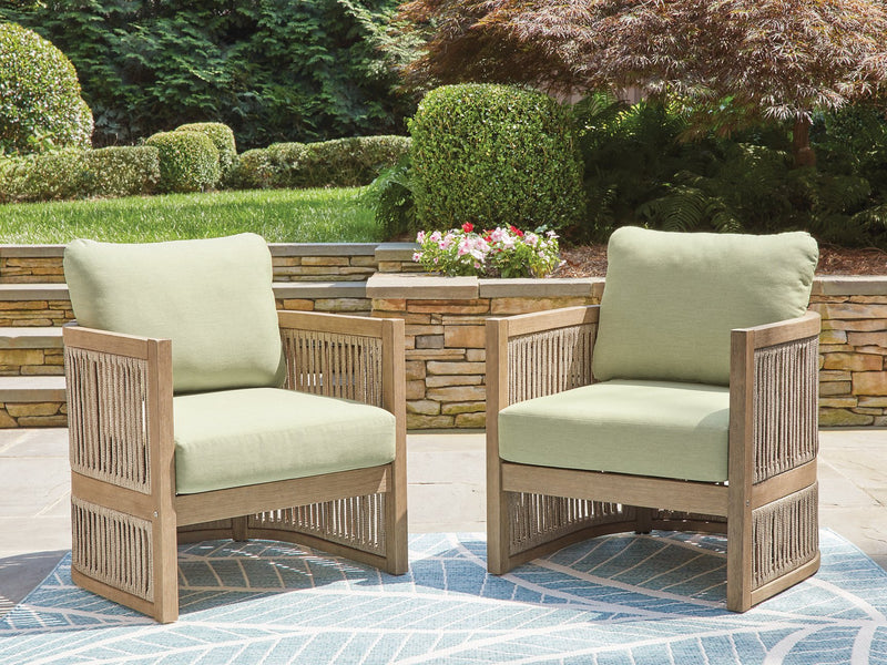 Serena Shores Outdoor Lounge Chair (Set of 2) - NY Furniture Direct (NY)