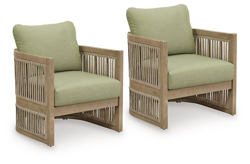Serena Shores Outdoor Lounge Chair (Set of 2) - NY Furniture Direct (NY)