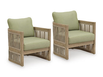 Serena Shores Outdoor Lounge Chair (Set of 2) - NY Furniture Direct (NY)