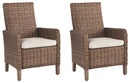 Beachcroft Outdoor Arm Chair with Cushion (Set of 2)