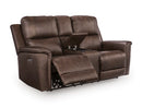 Bleckley Power Reclining Loveseat with Console - NY Furniture Direct (NY)