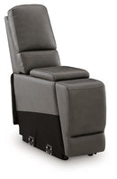 5Z - Pittson Power Reclining Sectional Loveseat with Console - NY Furniture Direct (NY)