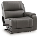 5Z - Pittson Power Reclining Sectional Loveseat - NY Furniture Direct (NY)