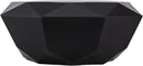 Gemma Matte Black Coffee Table