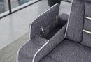 U1895 Grey P2 Reclining Sofa/Console Reclining Loveseat/Recliner