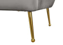 Tori Grey Velvet Sofa
