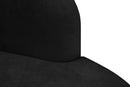 Mitzy Black Velvet Chair